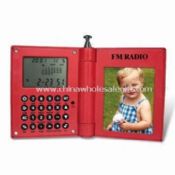 FM Radio with 8-digit Calculator and Photo Frame images