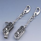 Keychain jewelry flash memory images