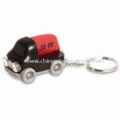 Easy-to-carry LED Keychain with Car Design images