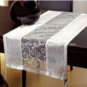 Flocked Table Cloth with Printing images