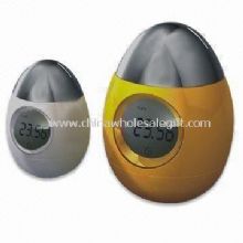 Novelty Digital Clock in Egg Shape Made of Plastic images