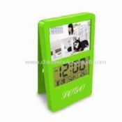 Digital Clocks with Name Card Clip Made of Plastic images