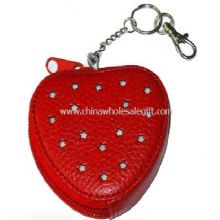Heart PVC leather wallets images