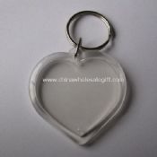 Heart Acrylic photo frame with key ring images