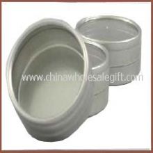Round Box With glass lid or PVC lid images