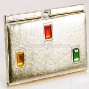 Metallic Shiny PVC Evening Frame Bag images