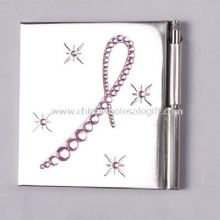 Metal notepad with ball pen images