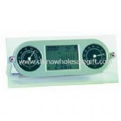 LCD ALARM CLOCK WITH CALENDAR and THERMOMETER images