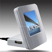 usb hub with metal photo frame images