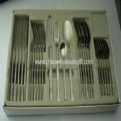 24pcs PVC window gift box cutlery set images