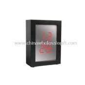Hourly alarm LED mirror clock images