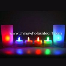 LED CANDLE W/GLASS images