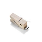 Wooden Clip USB Flash Drive images