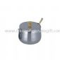 Stainless Steel Sugar Pot & Spoon small picture