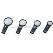 Magnifier with LED light images