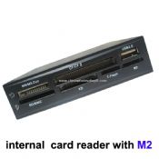 Internal card reader withTF and M2 slot, ONE USB PORT ,Two LED images