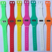 super-thin New digital silicon watch images
