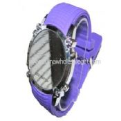 round LED mirror watch images