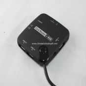 All in 1 card reader with 3 ports usb hub images