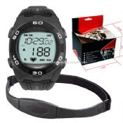 Wireless heart rate watch with chest belt images