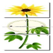 Flower painting Home decoration wall clock images