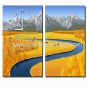painting wall clock images