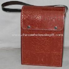 Leather wine box with Lanyard images
