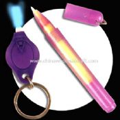 UV Ink Pen with Mini Keychain Torch images
