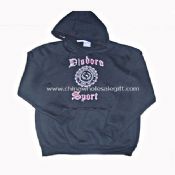Mens Cotton and Polyester Hooded Sweatshirt images