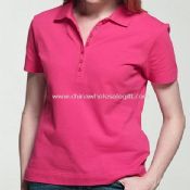 Womens High Quality Cotton and Spandex Polo Shirt images