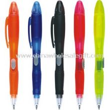 Frosted barrel Hi-lighter Ballpen images