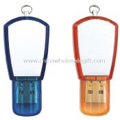 Plastic USB Flash Drive with Keychain images