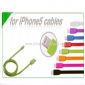 Colorful flat cable for iPhone 5 with lighting connector small picture