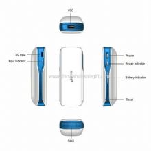 Mini Portable 3G Wireless Router with Ethernet 5200mA Power Bank images