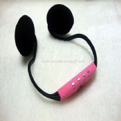 Portable earphone with TF/FM images