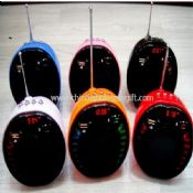 Plastic Mini Speaker With LED display images