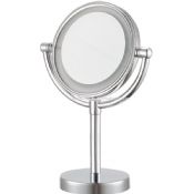 table round mirror with led light images