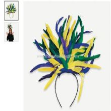 Diadema de plumas de Mardi Gras images