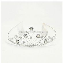 Rhinestone Flower Crystal Tiara images