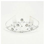 Rhinestone Flower Crystal Tiara images