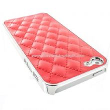 PU Leder Chrom zurück Hard Case für iPhone5 images