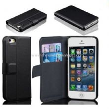Cartera de cuero de la PU con ranura para tarjetas para iPhone5 images