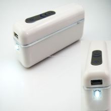 Universal USB power bank 2800mah with LED light images