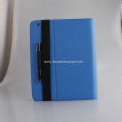 Polyurethane Smart Cover stand with pen strap for ipad2/3 images