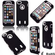 iPhone5 Rugged Rubber Hybrid High Impact Hard Case images