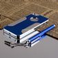 Luxury Aluminum Chrome Hard Case For iPhone 5 stylus film small picture