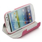 Rotating Leather Case With Stand Combo for Samsung Galaxy s3 i9300 images