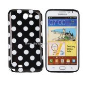 Polka Dots Soft TPU Gel Case for Samsung Galaxy Note2 images