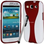Cup Shape Rubber Case For Samsung Galaxy S3 i9300 with stylus images