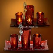 Mosaic Glass Candle images